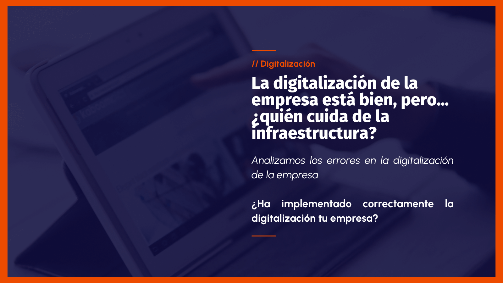 Portada artículo blog Errores en la digitalización de la empresa