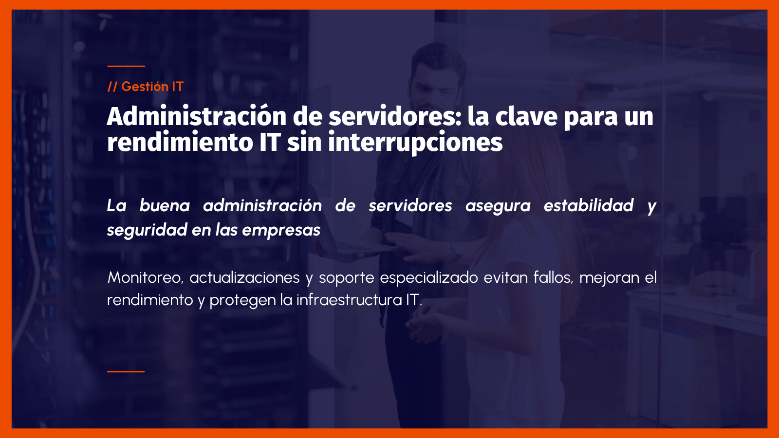 administración de servidores para empresas