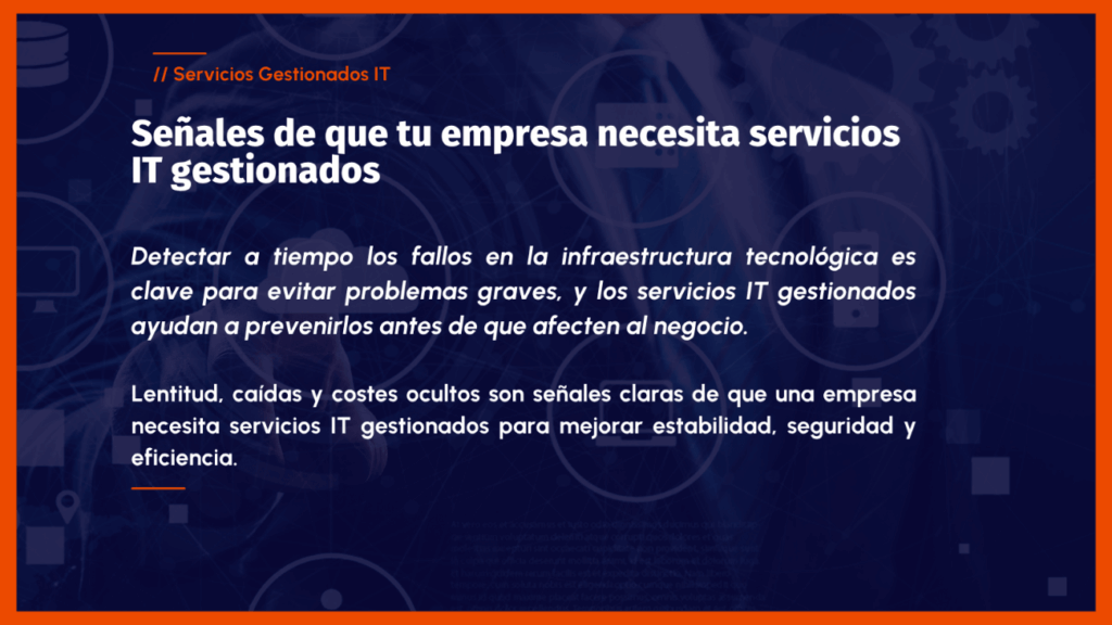ervicios it gestionados
